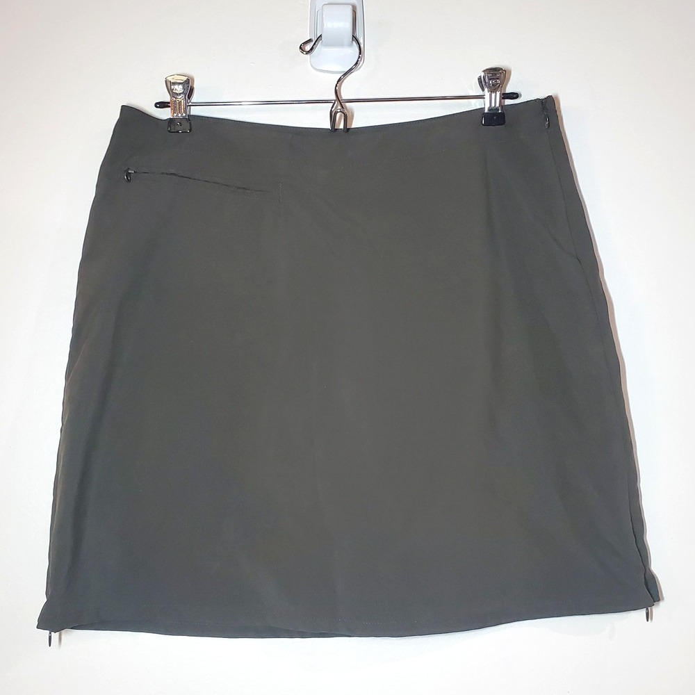 Patagonia W's Duway Skirt Womens 8 Brown Skort Shorts‎ Hiking Active / See pics